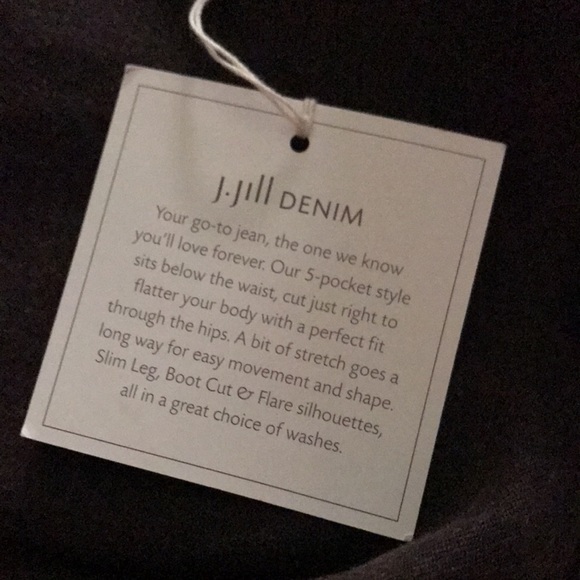 J Jill | NWT Size 0 Petite Bootcut Brown Jeans - Picture 9 of 9